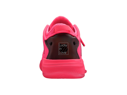 97383-662-M | HYPERCOURT SUPREME LUCKY IN LOVE | NEON PINK/GRAY SILVER/BLACK