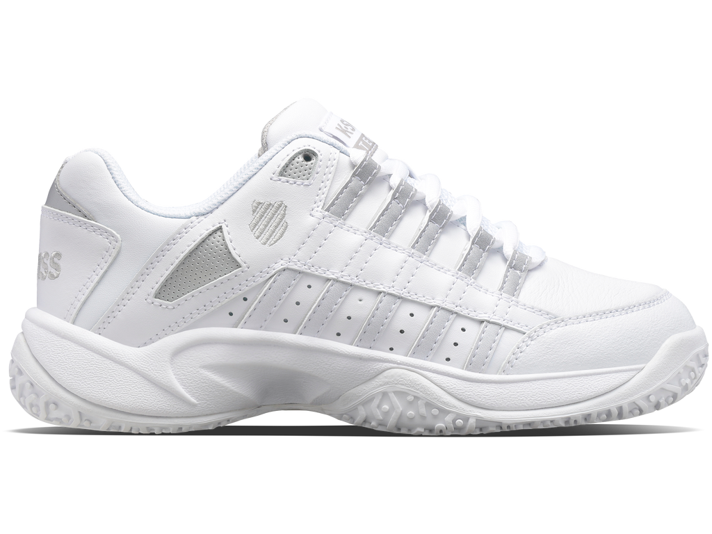97390-110-M | COURT PRESTIR OMNI | WHITE/SILVER