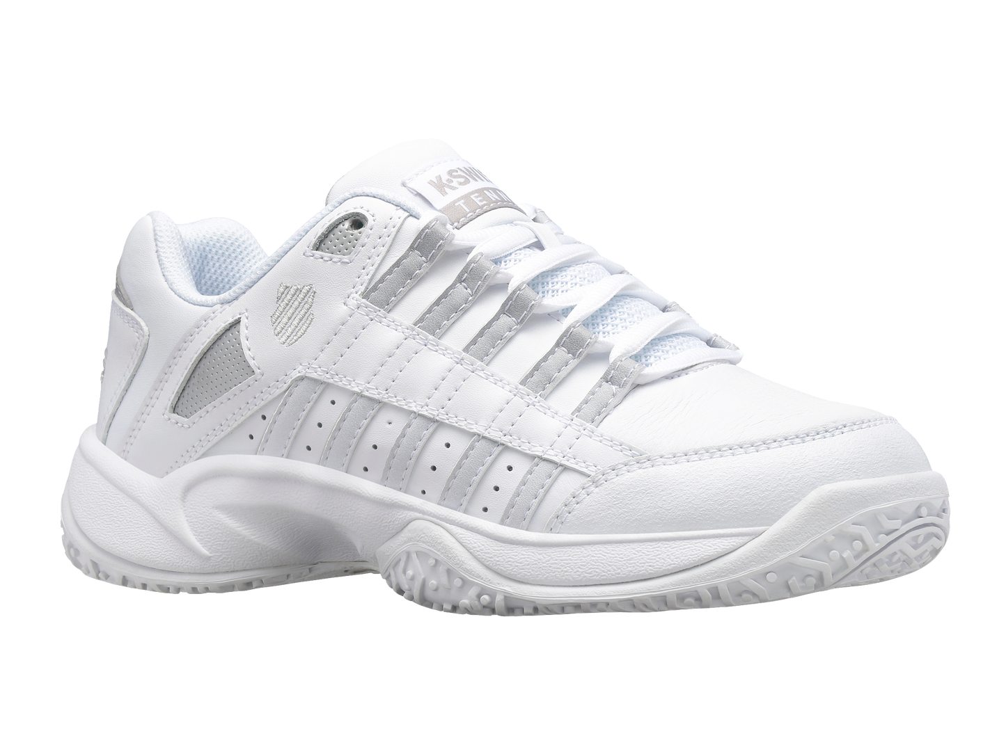97390-110-M | COURT PRESTIR OMNI | WHITE/SILVER