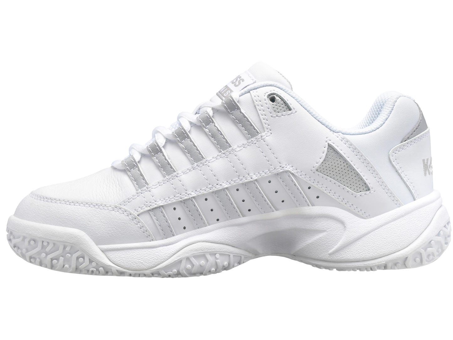 97390-110-M | COURT PRESTIR OMNI | WHITE/SILVER