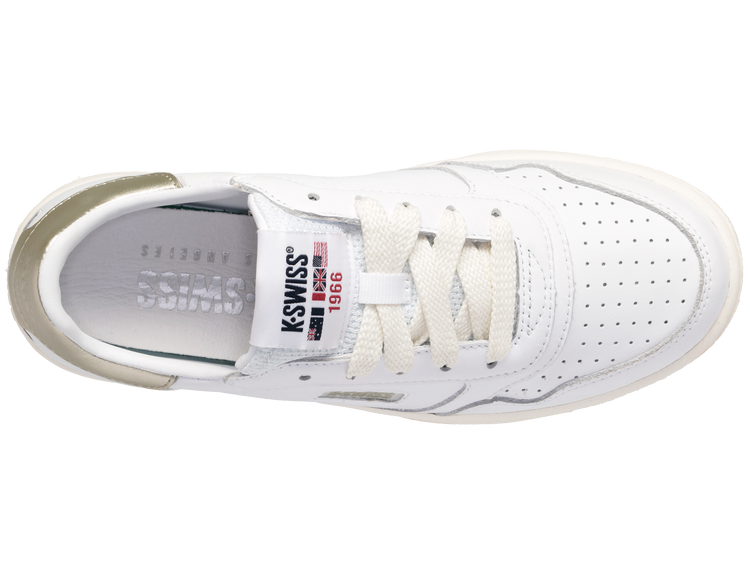 97752-970-M | SLAMMCOURT CC LTH | WHITE/CHAMPAGNE