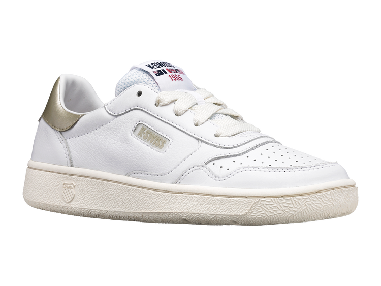 97752-970-M | SLAMMCOURT CC LTH | WHITE/CHAMPAGNE