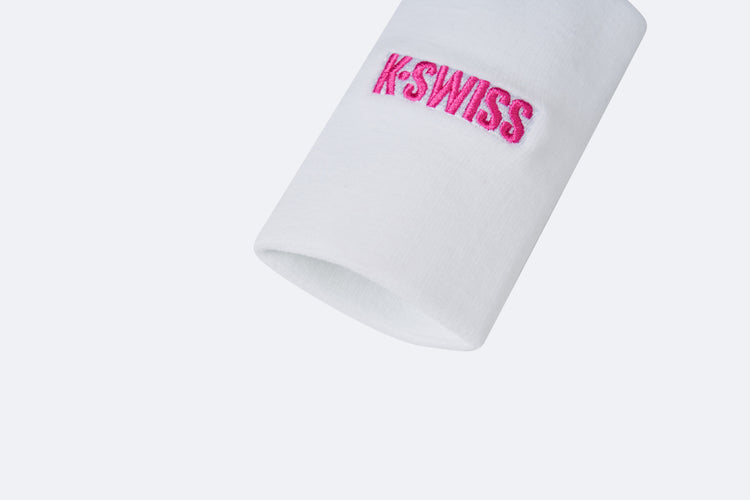 AC0214-101 | TOUR WRISTBAND | WHITE/PINK