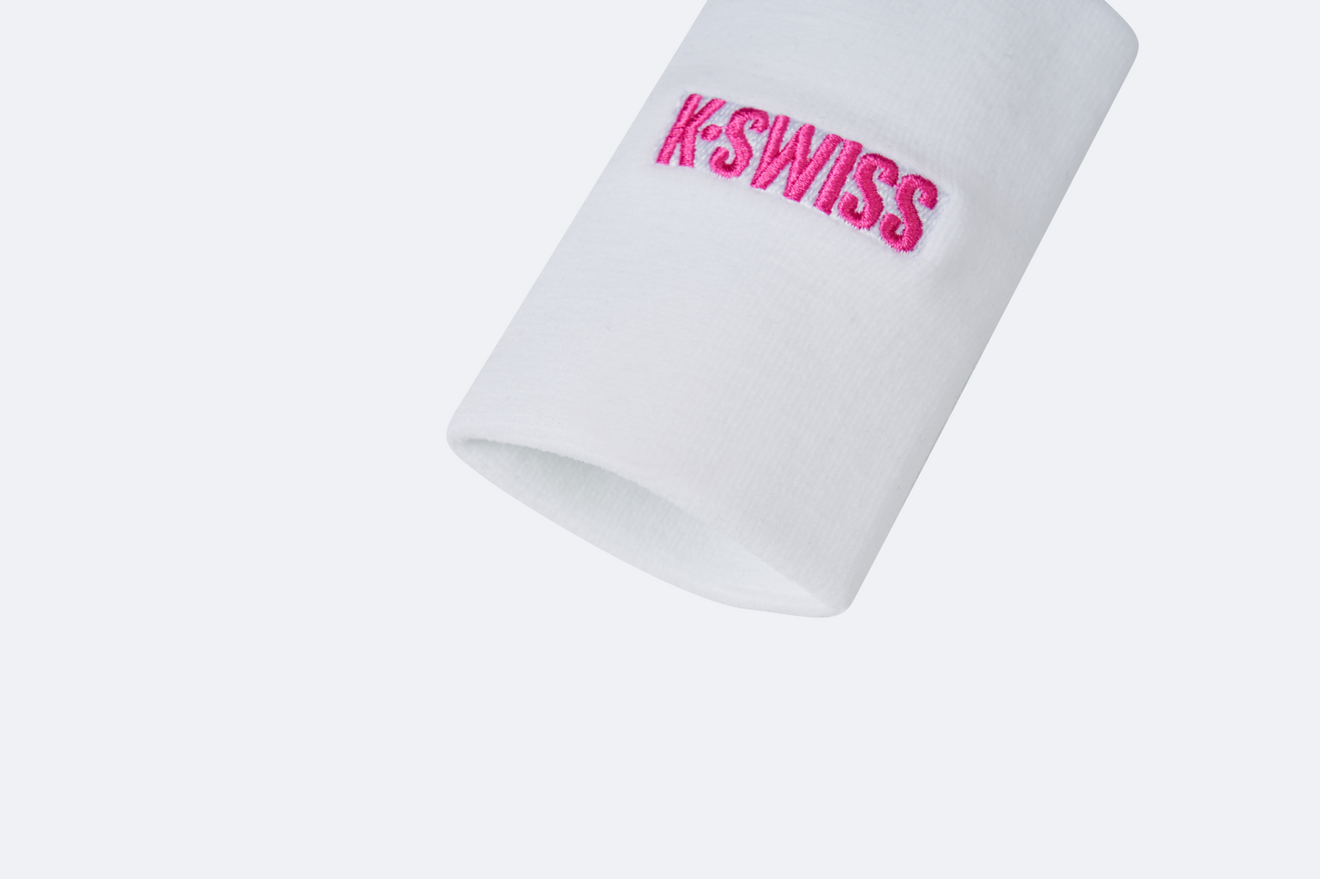 AC0214-101 | TOUR WRISTBAND | WHITE/PINK