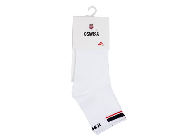 SX0406-161 | CREW SOCKS PREMIUM COTTON | WHITE/NAVY/RED