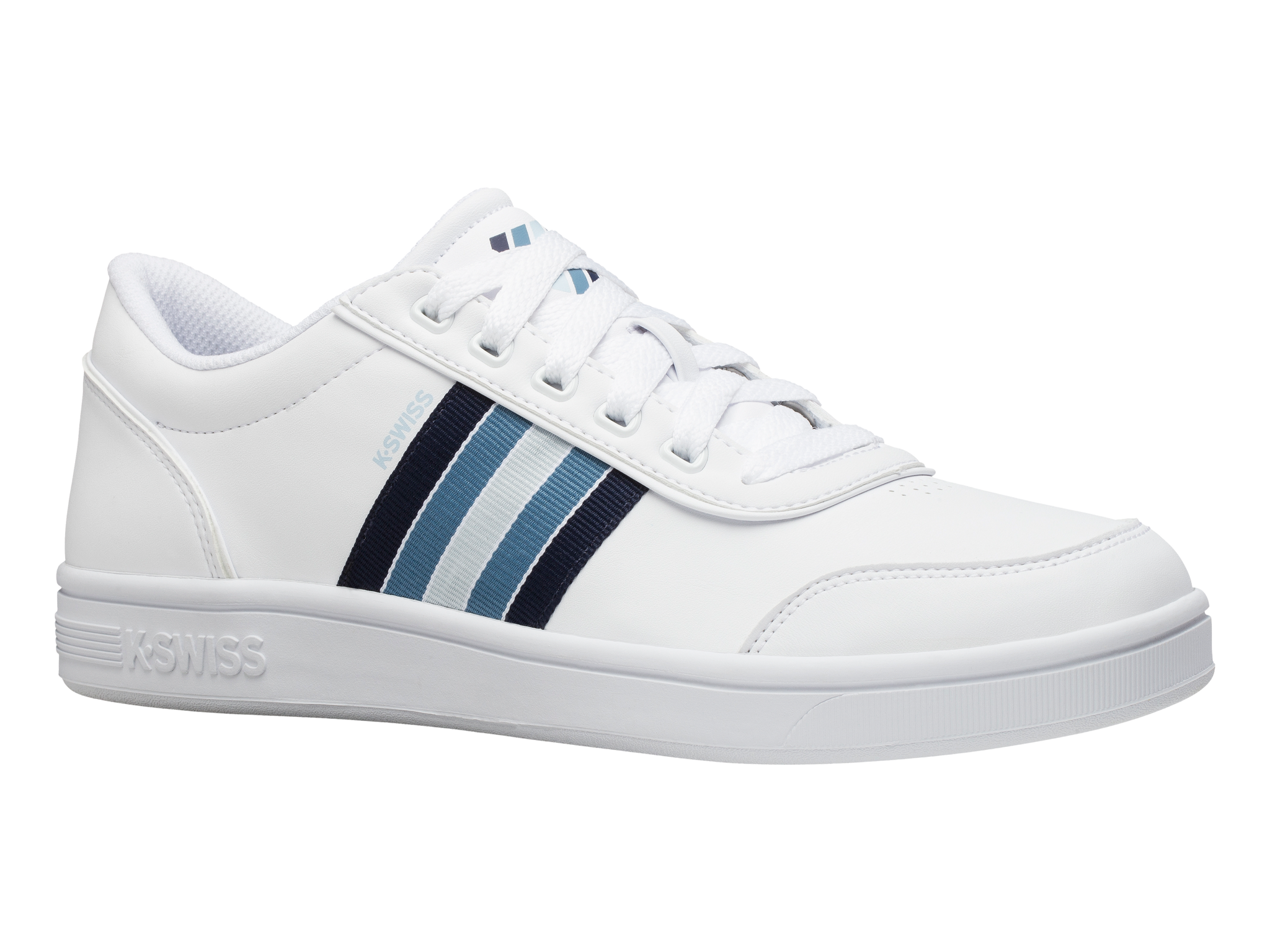 05853-171-M MENS COURT CLARKSON S SE WHITE/NAVY/BLUE HEAVEN/BALLAD BLUE