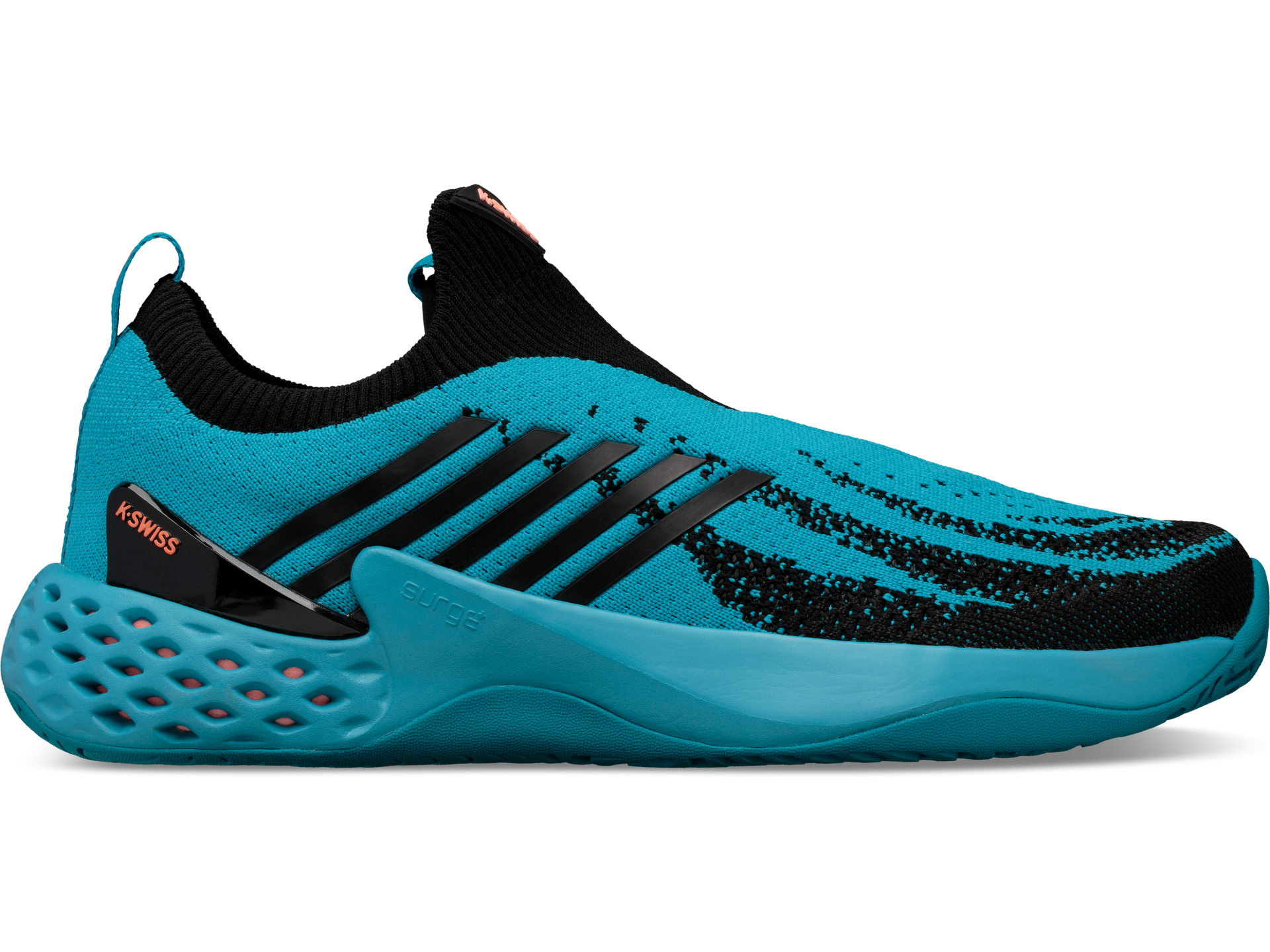 06137 476 M AERO KNIT ALGIERS BLUE BLACK SOFT NEON