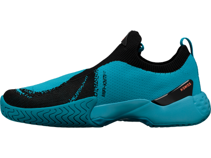 06137-476-M | MENS AERO KNIT | ALGIERS BLUE/BLACK/SOFT NEON ORANGE