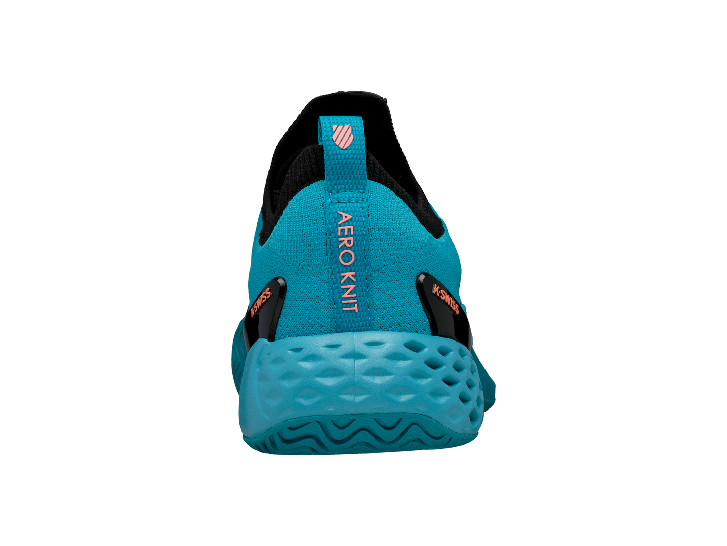 06137-476-M | MENS AERO KNIT | ALGIERS BLUE/BLACK/SOFT NEON ORANGE
