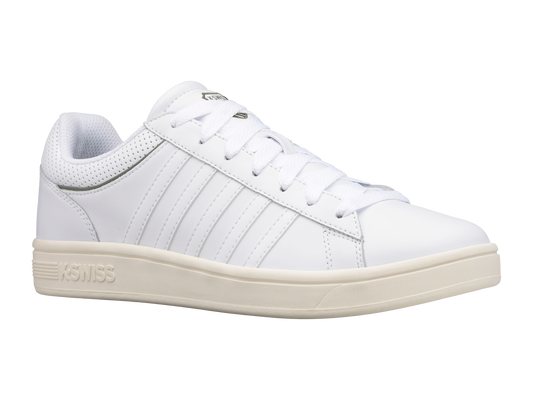 06154-135-M | COURT WINSTON | WHITE/DEEP LICHEN GREEN/ANTIQUE WHITE