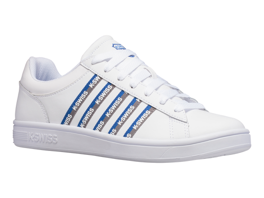 06933-143-M | COURT WINSTON TAPE | WHITE/LAPIS BLUE/STINGRAY