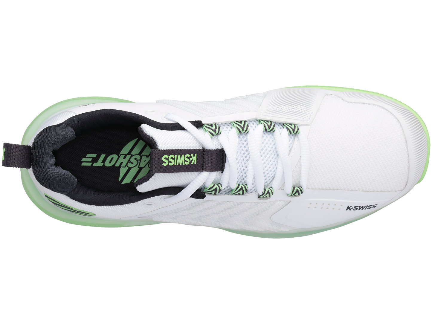 06988-191-M | ULTRASHOT 3 | WHITE/SOFT NEON GREEN/BLUE GRAPHITE