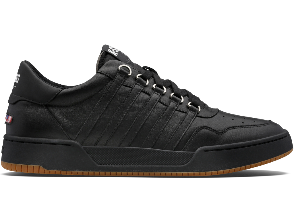 07252-001-M | LAWN COURT LTH | BLACK/BLACK