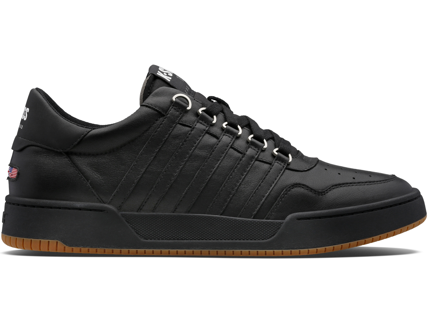 07252-001-M | LAWN COURT LTH | BLACK/BLACK