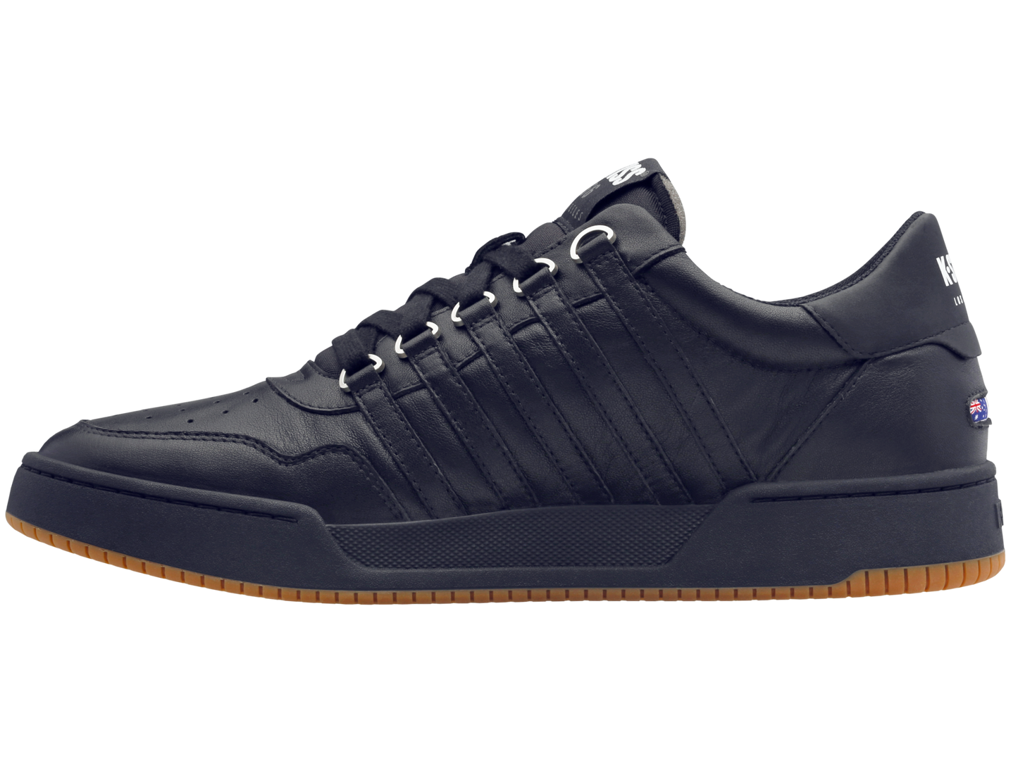 07252-001-M | LAWN COURT LTH | BLACK/BLACK