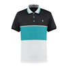 104244-170 | HYPERCOURT EXPRESS POLO 2 | WHITE / ALGIERS BLUE / LIMO BLACK
