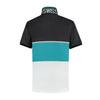 104244-170 | HYPERCOURT EXPRESS POLO 2 | WHITE / ALGIERS BLUE / LIMO BLACK