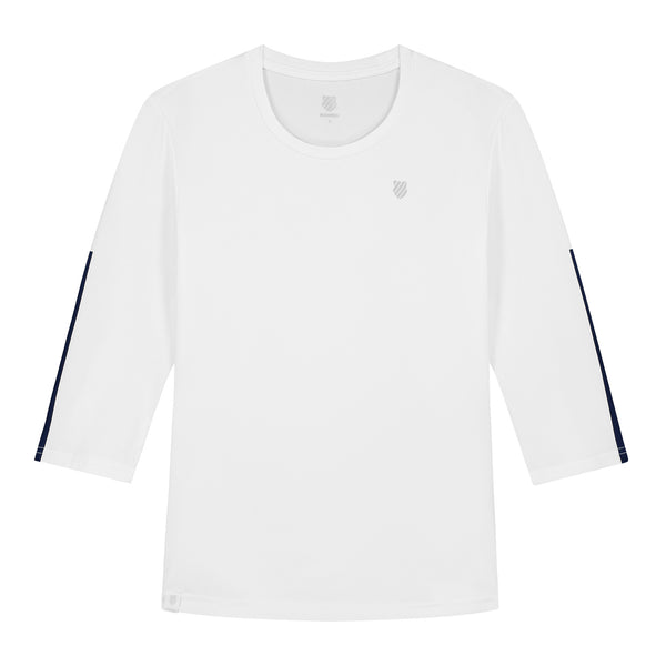 194913-100 | HYPERCOURT LONG SLEEVE | WHITE