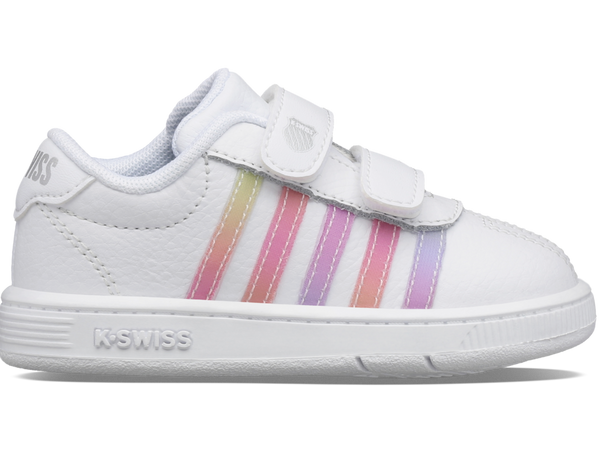 27004-103-M | CLASSIC PRO EL STRAP | WHITE/PASTEL RAINBOW