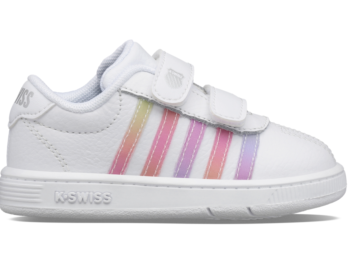 27004-103-M | CLASSIC PRO EL STRAP | WHITE/PASTEL RAINBOW