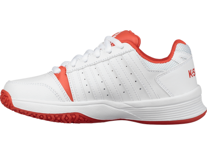 55629-182-M | COURT SMASH OMNI | WHITE/FIESTA