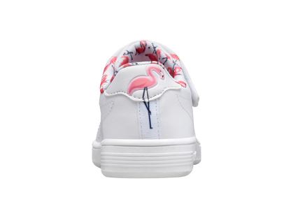56808-140-M | COURT CASPER VLC | WHITE/FLAMINGO