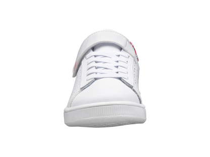 56808-140-M | COURT CASPER VLC | WHITE/FLAMINGO