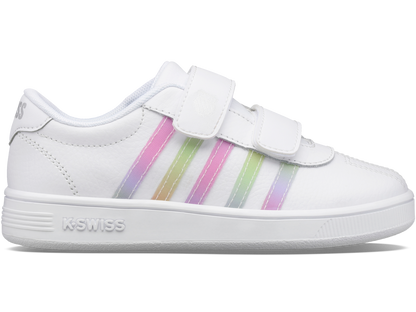 57005-103-M | CLASSIC PRO STRAP | WHITE/PASTEL RAINBOW