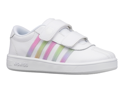 57005-103-M | CLASSIC PRO STRAP | WHITE/PASTEL RAINBOW