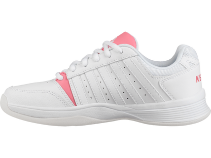 85856-154-M | COURT SMASH CARPET | WHITE/PINK LEMONADE/GULL GRAY