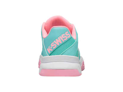 86609-437-M | COURT EXPRESS OMNI | ARUBA BLUE/SOFT NEON PINK/WHITE