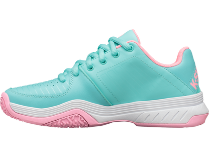 86609-437-M | COURT EXPRESS OMNI | ARUBA BLUE/SOFT NEON PINK/WHITE