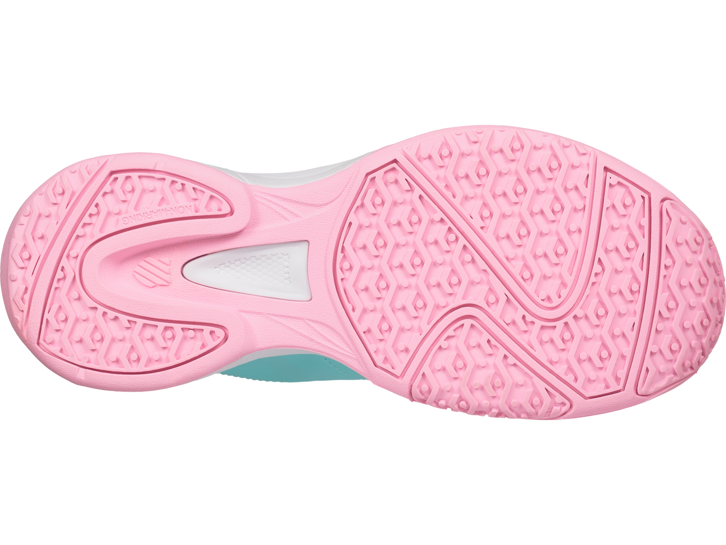 86609-437-M | COURT EXPRESS OMNI | ARUBA BLUE/SOFT NEON PINK/WHITE