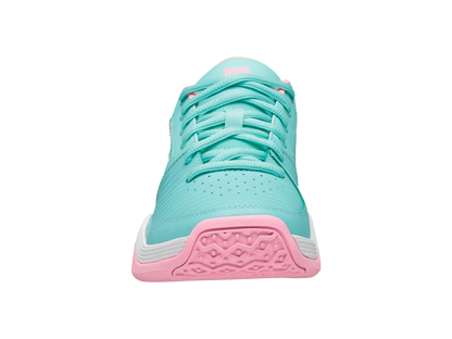 86609-437-M | COURT EXPRESS OMNI | ARUBA BLUE/SOFT NEON PINK/WHITE
