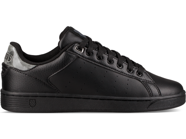 95353-006-M | WOMENS CLEAN COURT CMF | BLACK/CHARCOAL