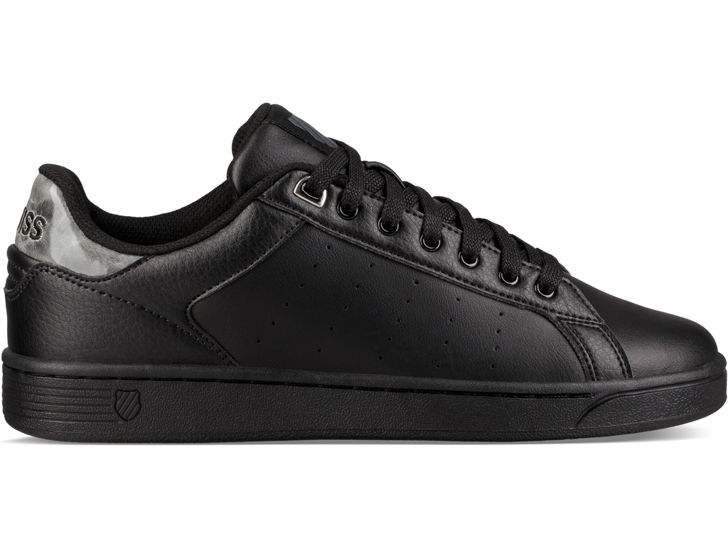 95353-006-M | WOMENS CLEAN COURT CMF | BLACK/CHARCOAL