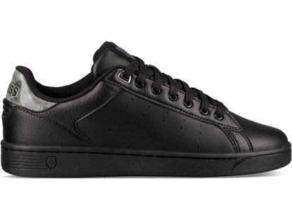 95353-006-M | WOMENS CLEAN COURT CMF | BLACK/CHARCOAL