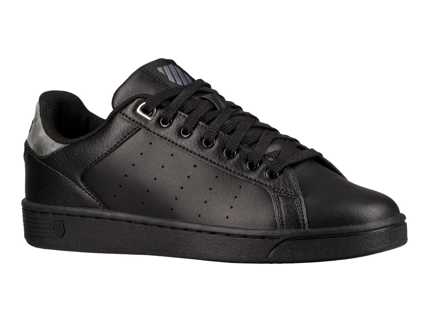 95353-006-M | WOMENS CLEAN COURT CMF | BLACK/CHARCOAL