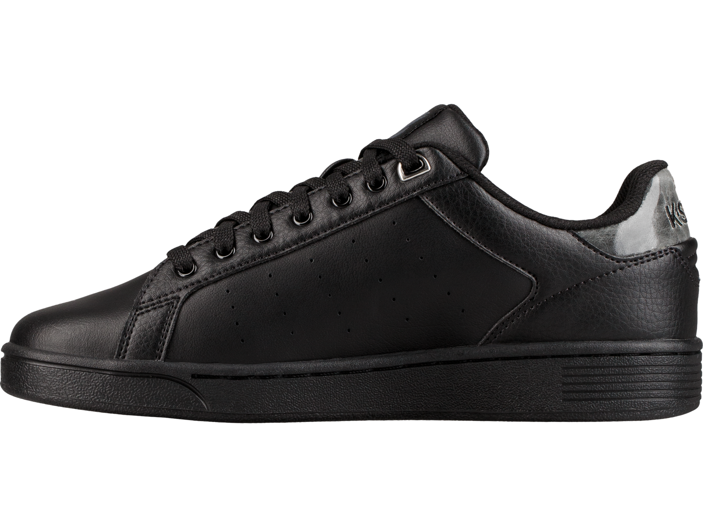 95353-006-M | WOMENS CLEAN COURT CMF | BLACK/CHARCOAL