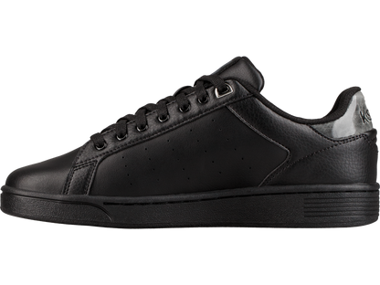 95353-006-M | WOMENS CLEAN COURT CMF | BLACK/CHARCOAL