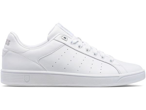 95353-148-M | WOMENS CLEAN COURT CMF | WHITE/GULL GRAY/WHITE