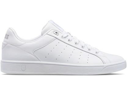 95353-148-M | WOMENS CLEAN COURT CMF | WHITE/GULL GRAY/WHITE
