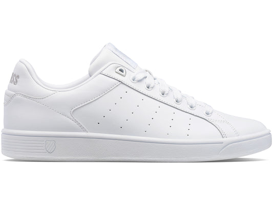 95353-148-M | WOMENS CLEAN COURT CMF | WHITE/GULL GRAY/WHITE