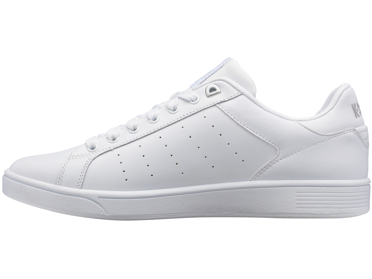 95353-148-M | WOMENS CLEAN COURT CMF | WHITE/GULL GRAY/WHITE