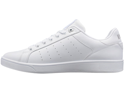 95353-148-M | WOMENS CLEAN COURT CMF | WHITE/GULL GRAY/WHITE