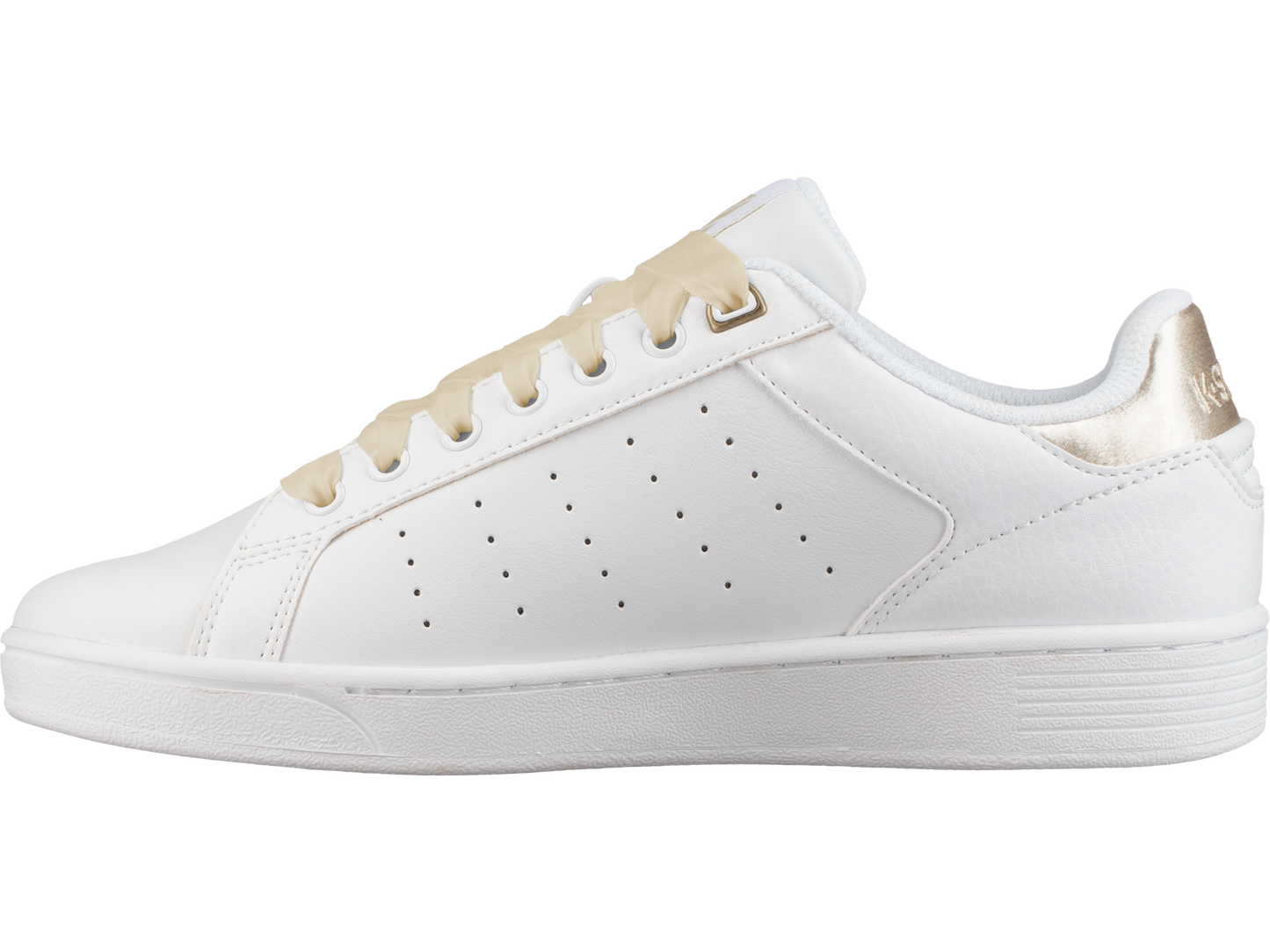 95353-198-M | WOMENS CLEAN COURT CMF | WHITE/OYSTER WHITE