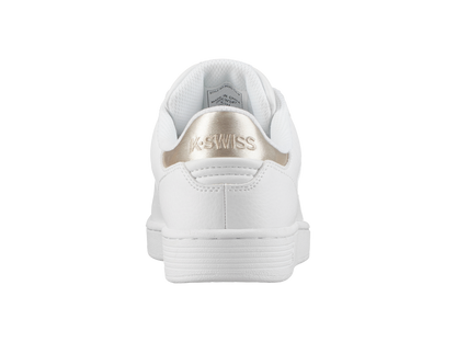 95353-198-M | WOMENS CLEAN COURT CMF | WHITE/OYSTER WHITE
