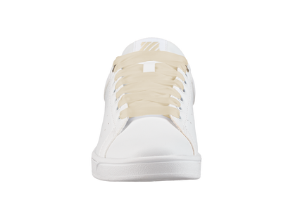 95353-198-M | WOMENS CLEAN COURT CMF | WHITE/OYSTER WHITE