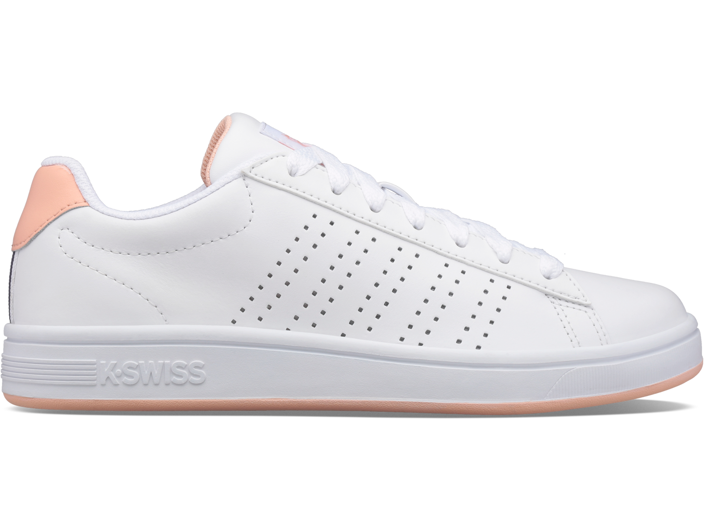 95586-172-M | COURT CASPER | WHITE/PEACH NECTAR/GRAYSTONE