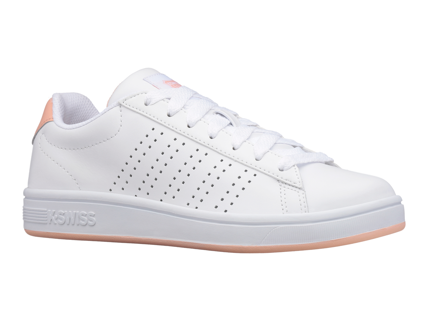 95586-172-M | COURT CASPER | WHITE/PEACH NECTAR/GRAYSTONE